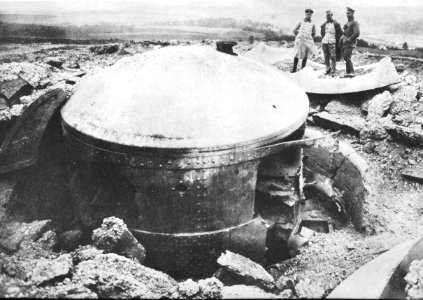 1914 Caída del Fuerte Namur, Bélgica luego del bombadeo co…