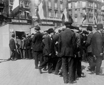 1914 - Movilización en Francia