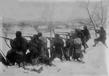 Defensa de austriacos ante ataque de los rusos, Przemysl e…