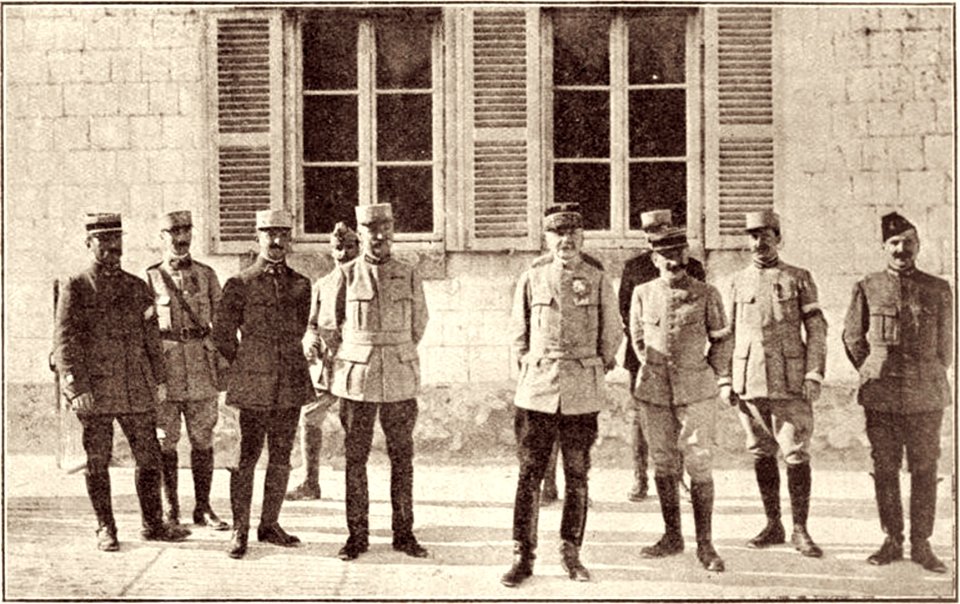 General Langle de Cary y su Estado Mayor