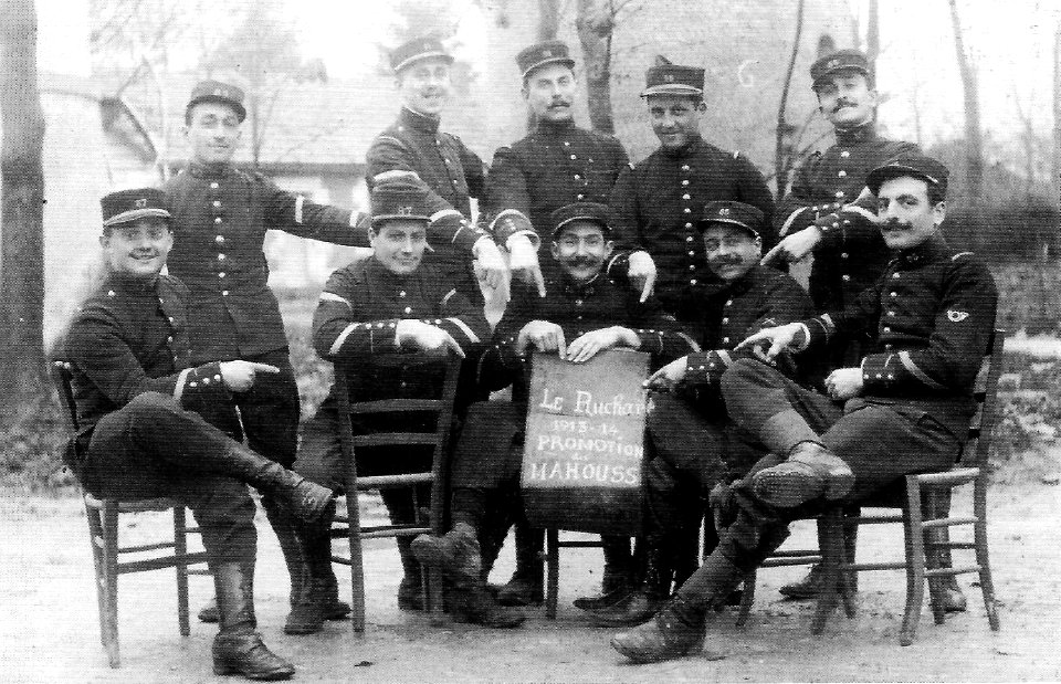 1914 - Grupo de oficiales franceses graduados