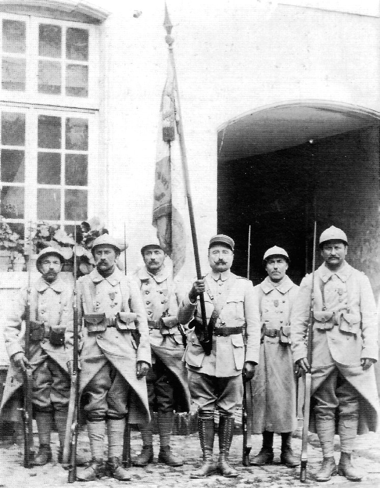 1914 - Reclutas franceses de Libourne y Rochefort