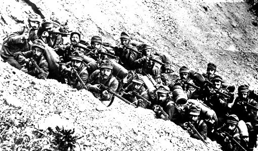 1915, Italia en la guerra. Posición en Trentino