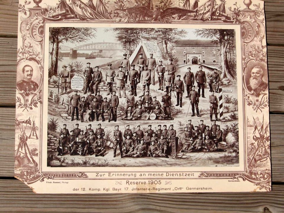 1905 - División de Infantería 17 de Bavaria