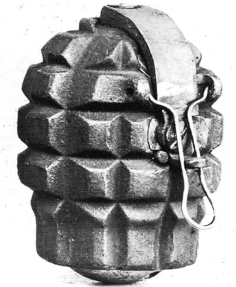 1914 Granada de mano de creación belga