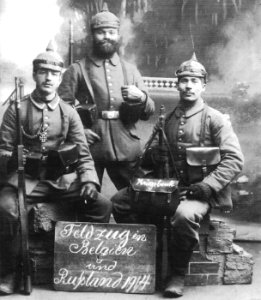 1914 Campaña de Bélgica y Rusia