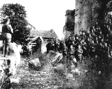 1918 Prédica de pastor protestante norteamericanos en Fran…