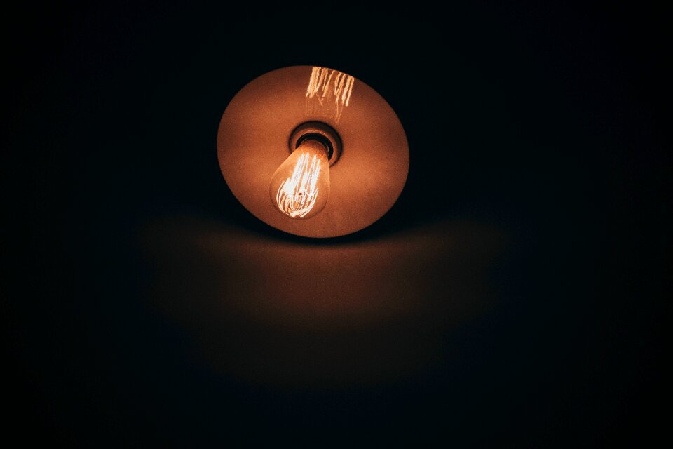 Electricity hang dark