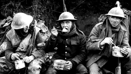 1916 Soldados británicos photo