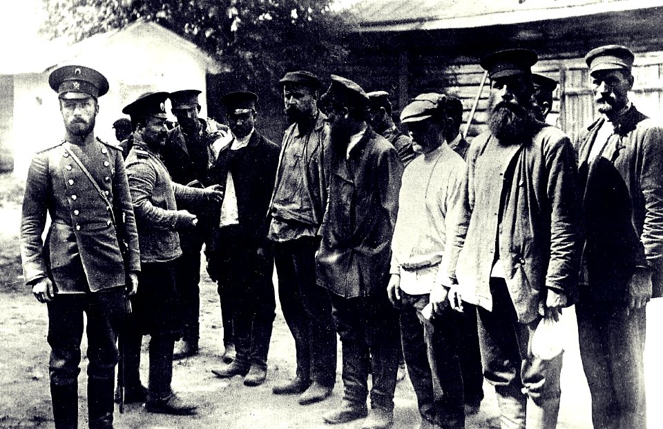 1914 Tannenberg, campesinos rusos conscriptos