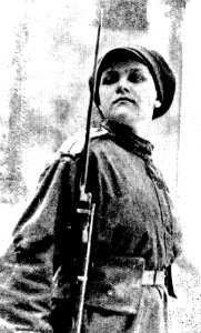 1917 Brava mujer rusa