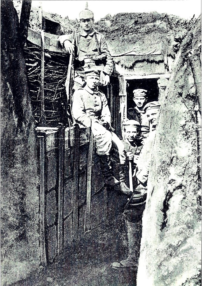 1914 Octubre 8-9 Alemanes en posición antes de la Batalla …