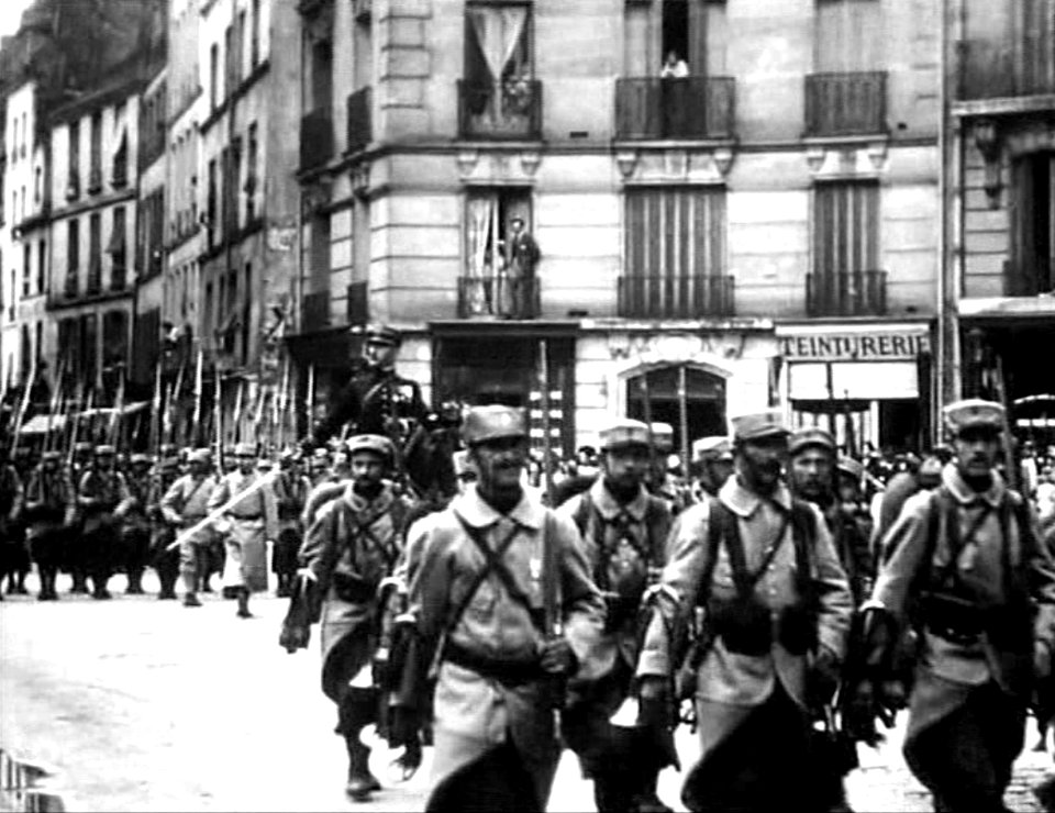Franceses rumbo al frente