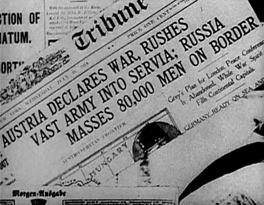 Austria declara la guerra 28 Julio 1914