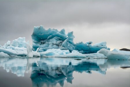 Cold ice berg photo