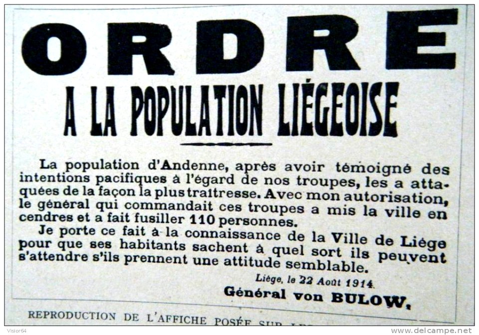 Lieja, afiche alemán