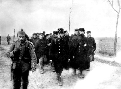 1914 Prisioneros belgas photo