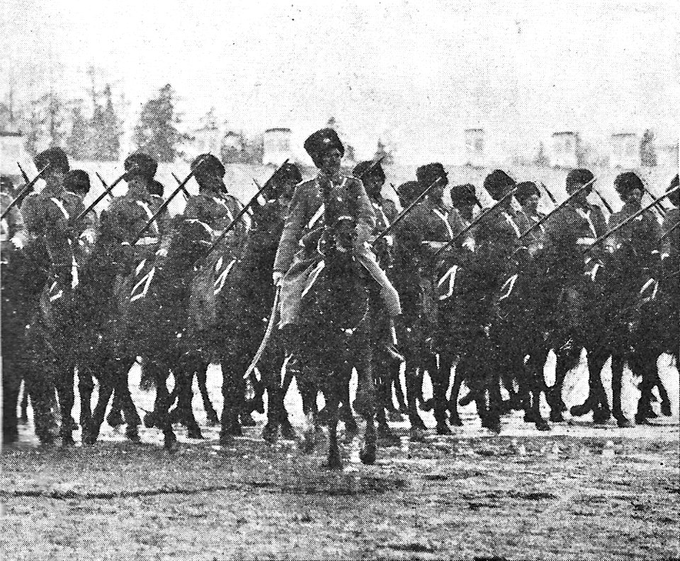 1914 Maniobras de los Cosacos del Ejército del Zar