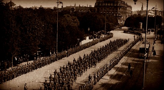1914, Agosto 2 - Alemania hacia Bélgica photo