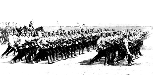 1914 Parada Militar en Rusia por la visita del Presidente … photo
