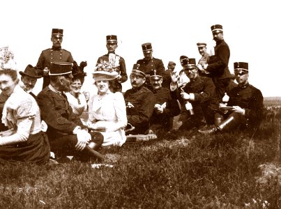 1914 Oficiales de Holanda durante la guerra photo