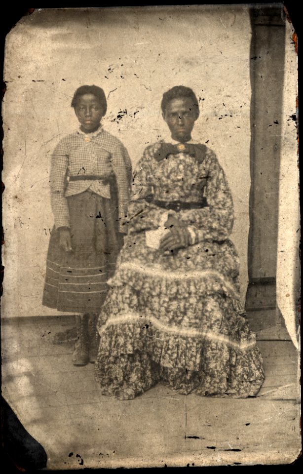 Unidentified [woman and girl] photo