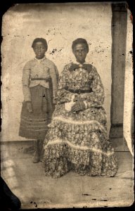 Unidentified [woman and girl]