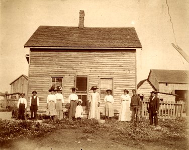 Settlers in their Sunday best, possibly Essex County photo