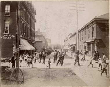 Street scene, Dalhousie Street, Amherstburg, Ontario photo