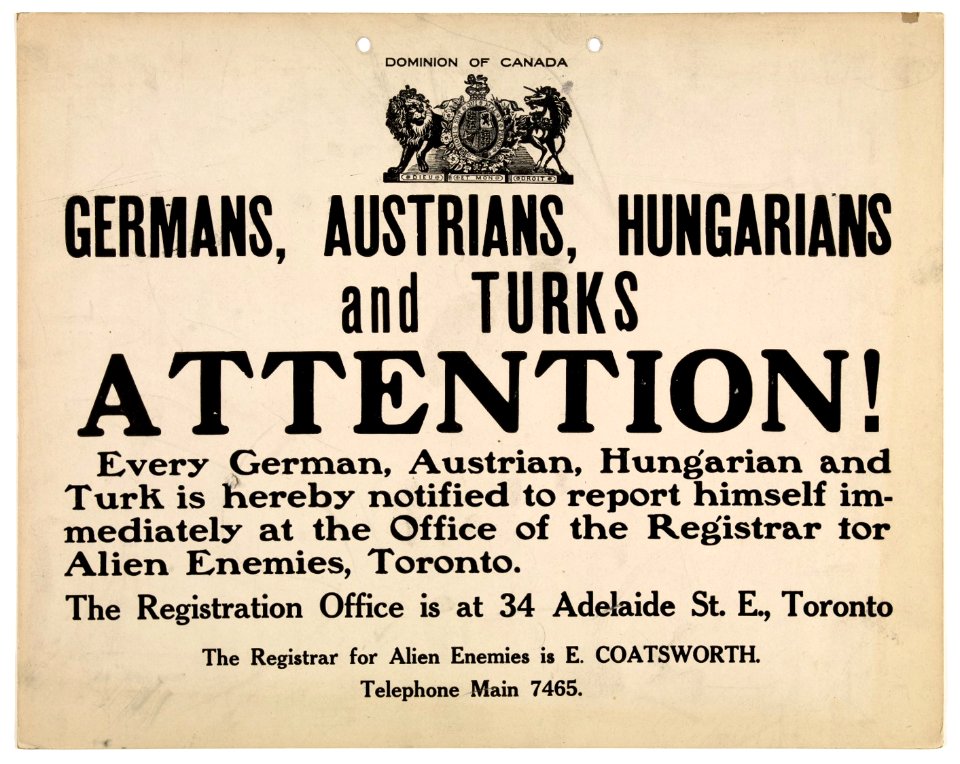 Germans, Austrians, Hungarians, and Turks: Attention! Post…