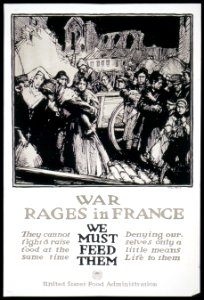 War rages in France photo