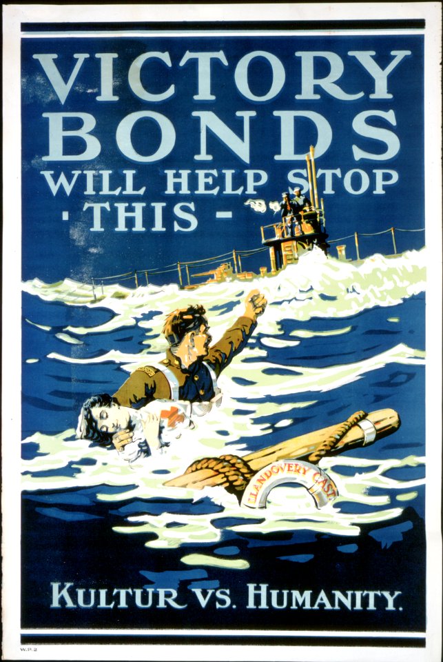 Victory bonds will help stop this - kultur vs. humanity