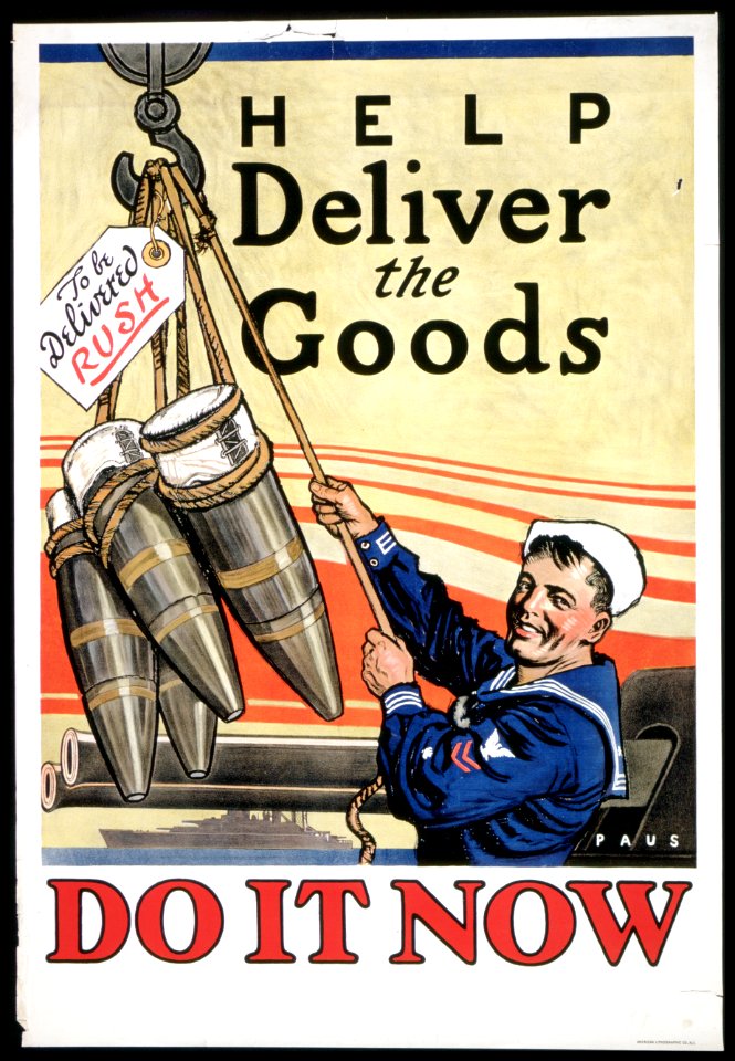 Help deliver the goods - do it now [United States]
