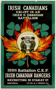 Irish Canadians: Enlist in an Irish and Canadian Battalion… photo