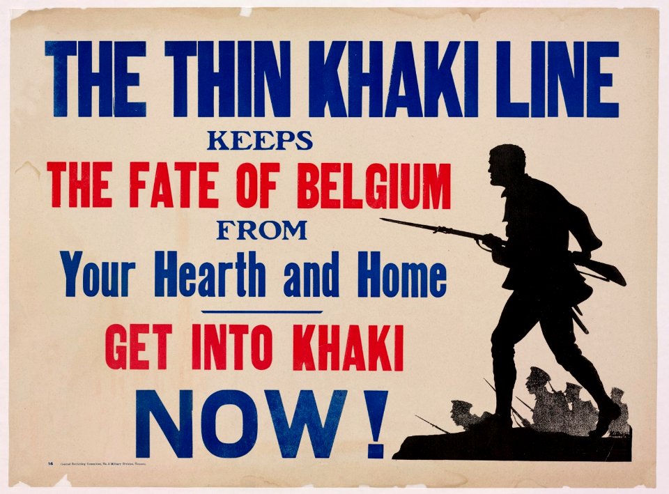 The thin khaki line
