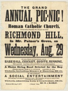 Annual Picnic, RC Church, Richmond Hill photo