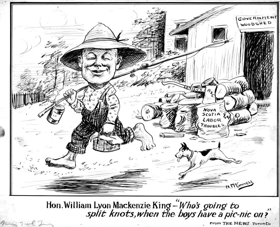 Hon. William Lyon Mackenzie King - 'Who's going to split …