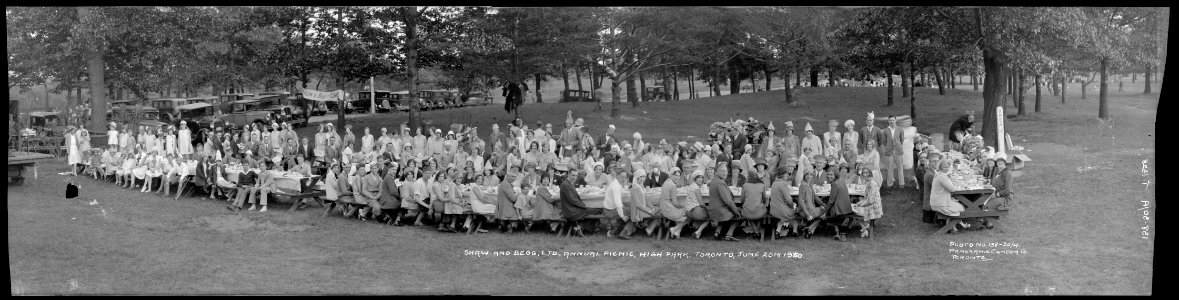 Shaw and Begg Ltd. Annual Picnic - High Park, Toronto, Ont…
