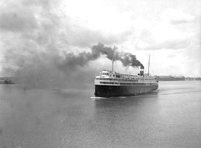 The 'Noronic' [passenger steamer] near the Soo photo