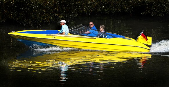 River water powerboat