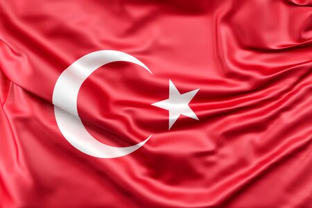 Middle east turkey flag photo