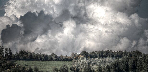 Nature dark clouds landscapes photo