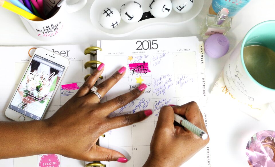 Appointment event hands