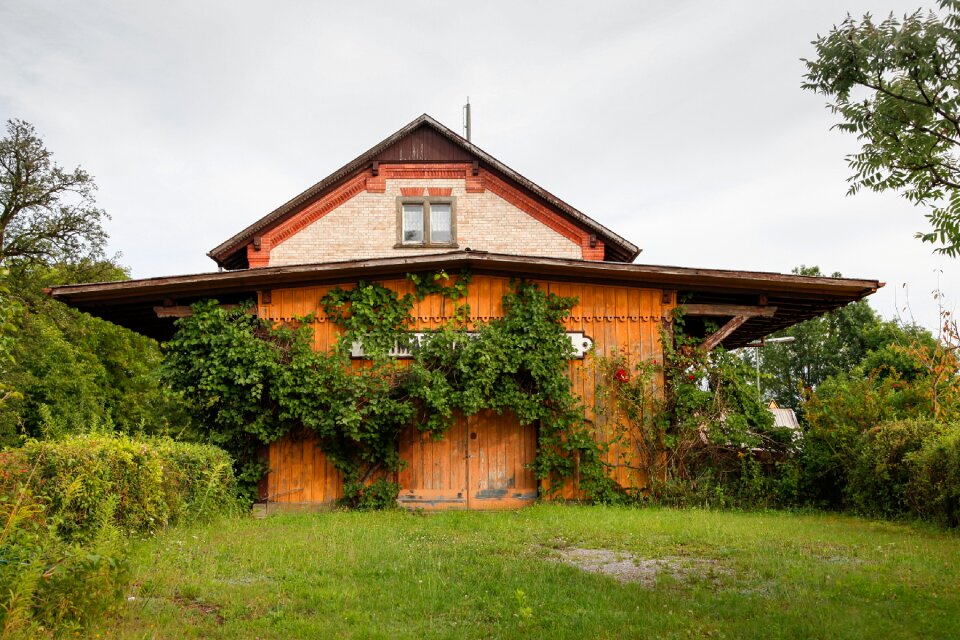 Old historically old railway station