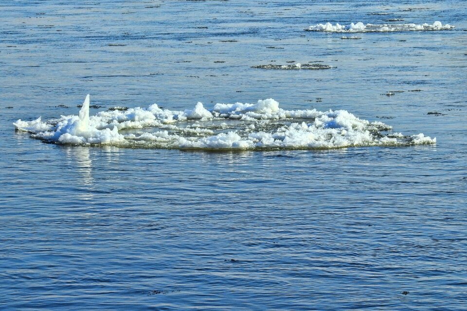 River nature winter