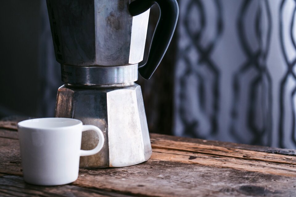 Espresso morning mug photo