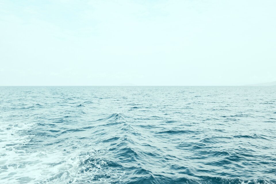 Water sky horizon