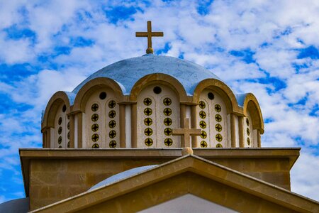 Belfry cross architecture photo