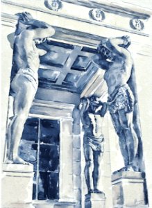 Portico with Atlantes