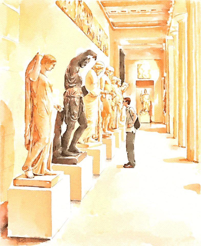In the museum